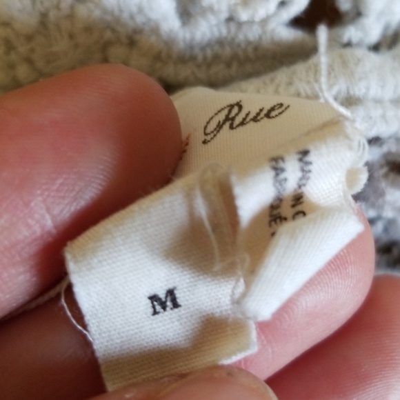 Meadow Rue lace and striped short sleeve blouse - Picture 7 of 7